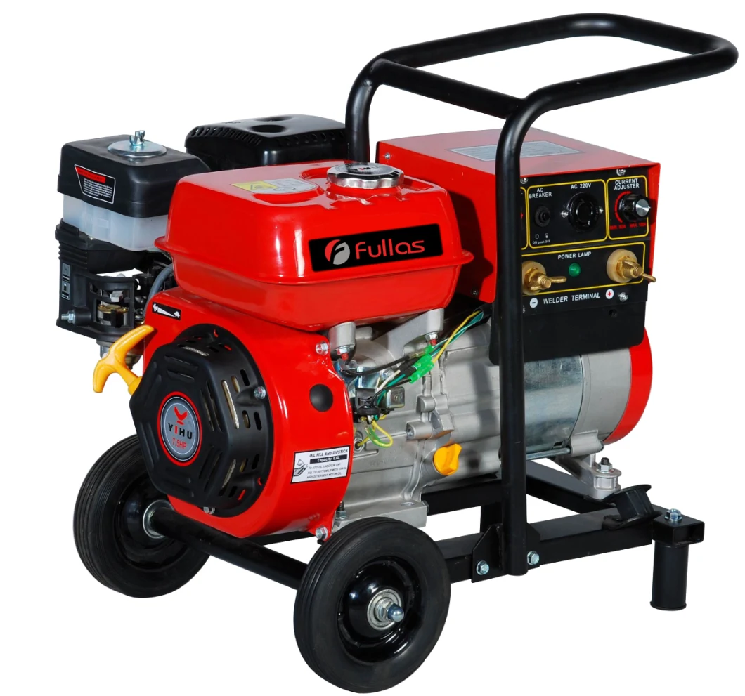 Single-Phase/Three-Phase Recoil E-start 0.8 KW 1.0KW Welding Gasoline Generator Powered By FP170F