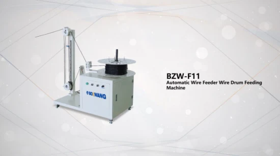 Bzw-F11 Alimentador automático de alambre Máquina de alimentación de tambor de alambre